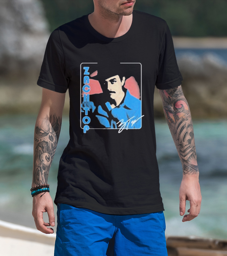 Zach Top ZTW Signature Blue And Red T-Shirt