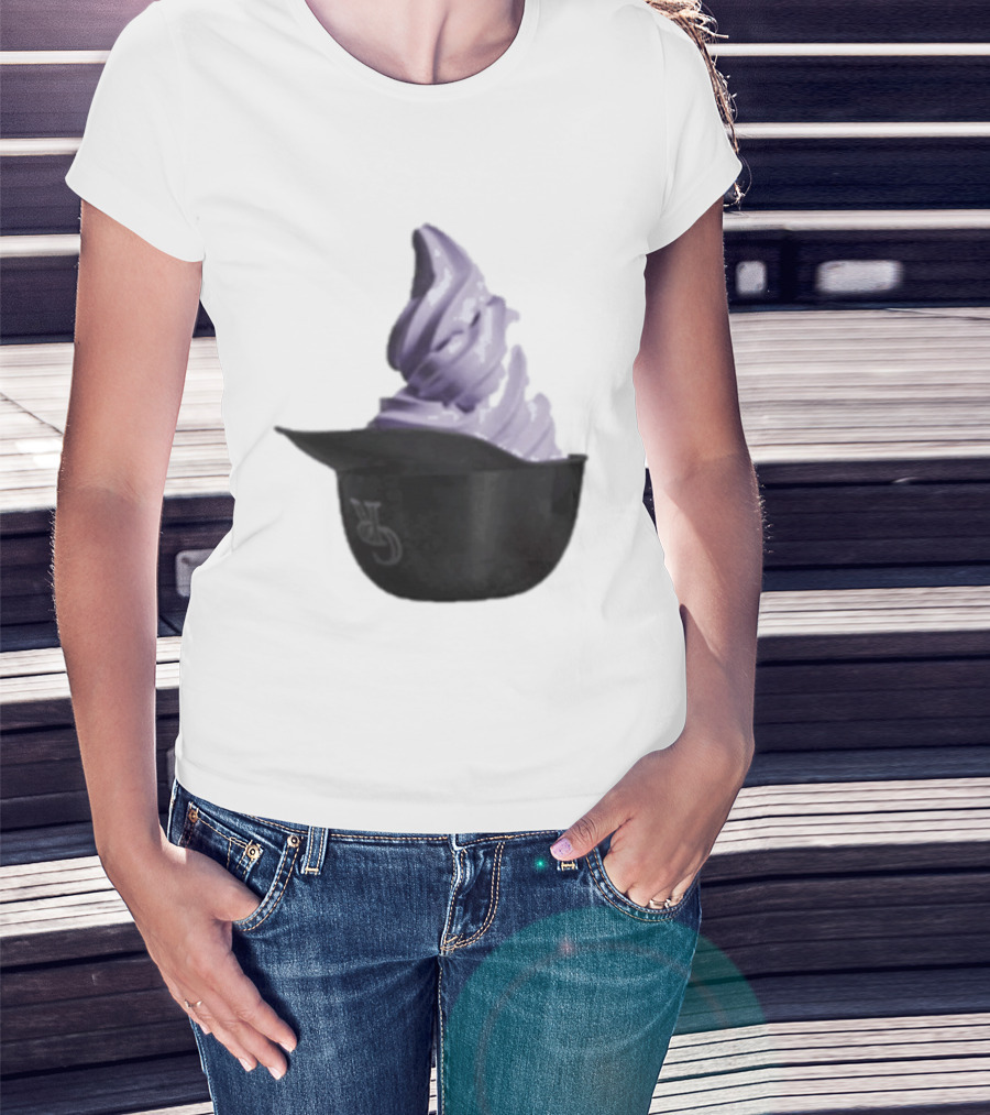 Colorado Rockies Boozy Ice Cream Purple Soft Serve Treat T-Shirt