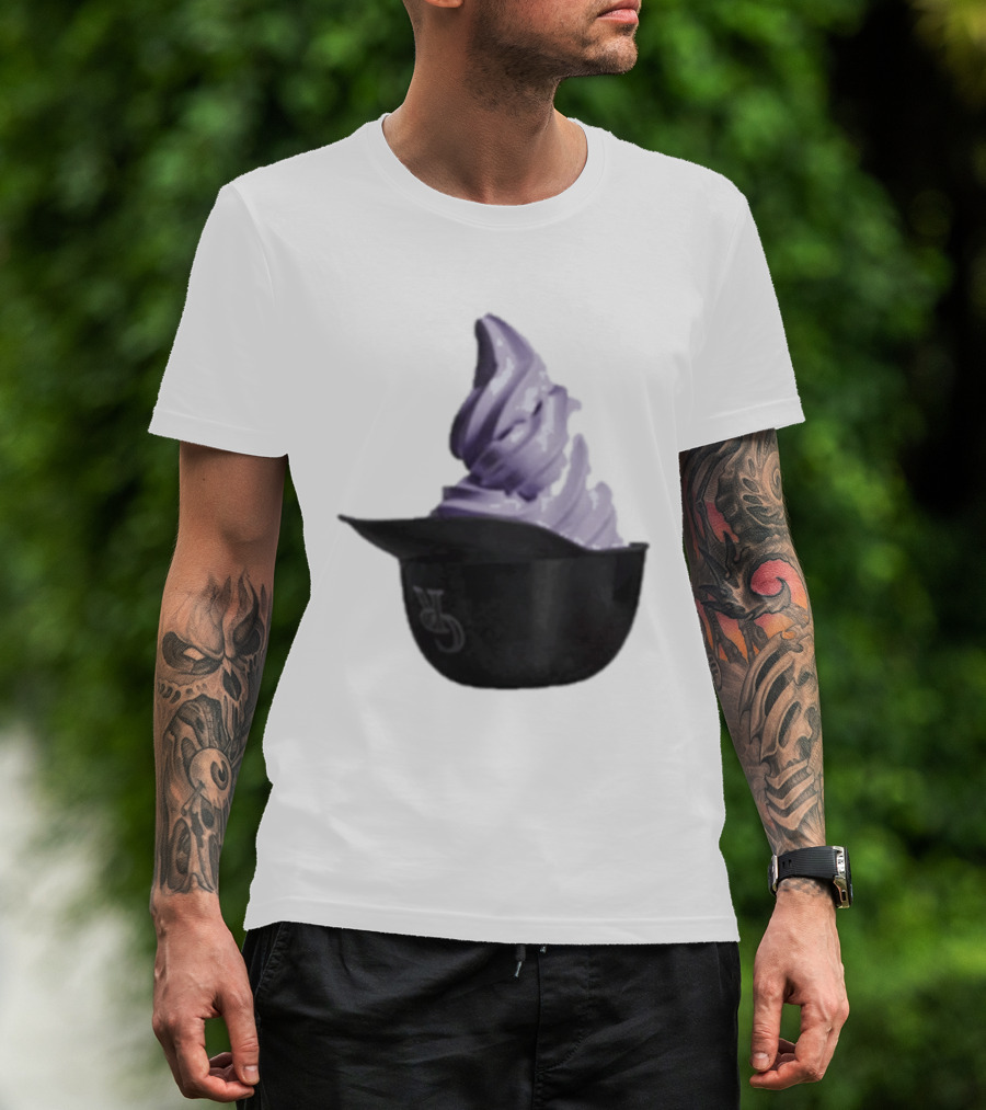 Colorado Rockies Boozy Ice Cream Purple Soft Serve Treat T-Shirt