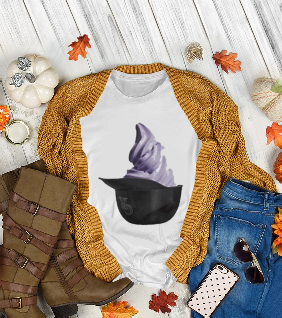 Colorado Rockies Boozy Ice Cream Purple Soft Serve Treat T-Shirt