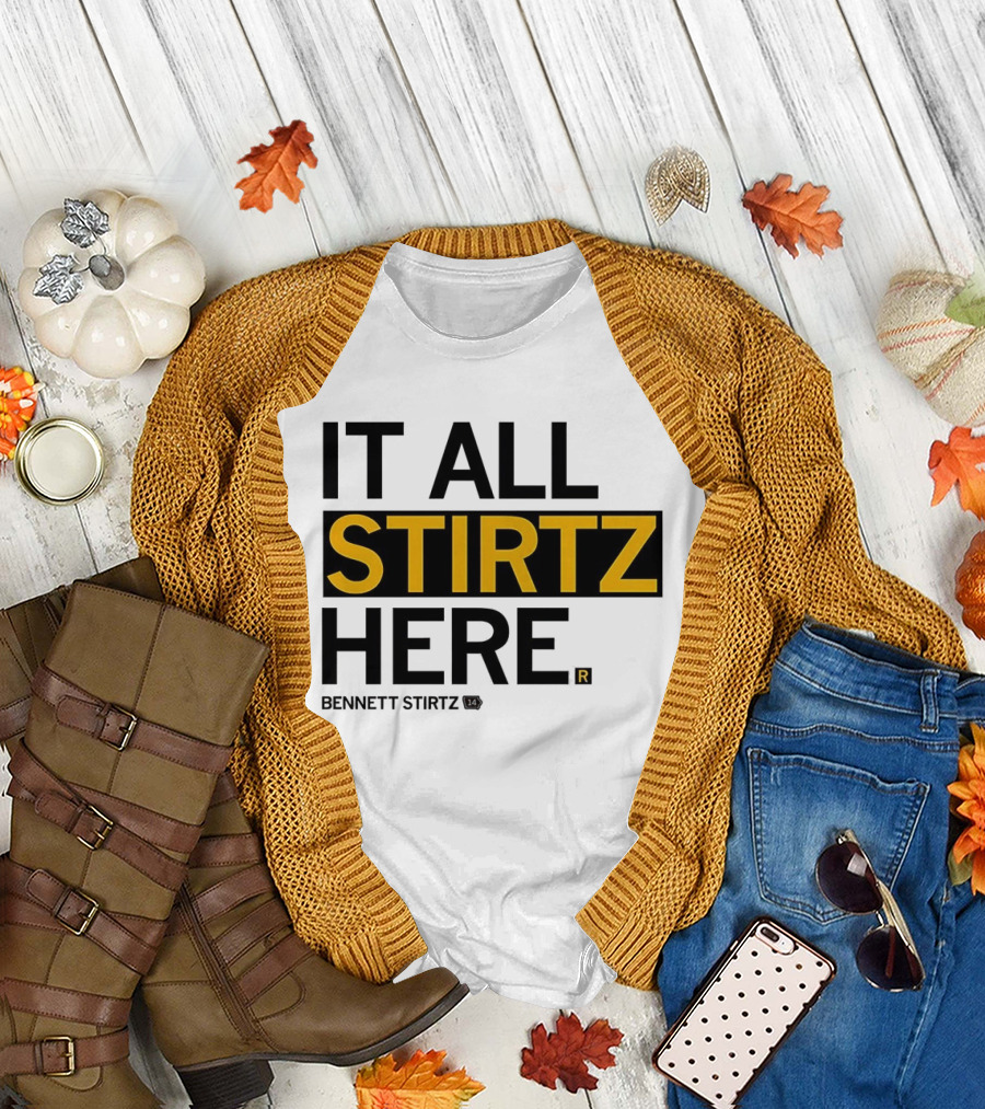 It All Stirtz Here Bennett Stirtz Iowa Hawkeyes Men's Basketball T-Shirt