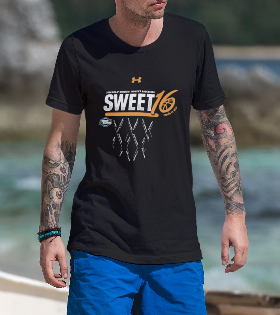 2026 NCAA Women's Basketball Sweet 16 Tournament Teams T-Shirt