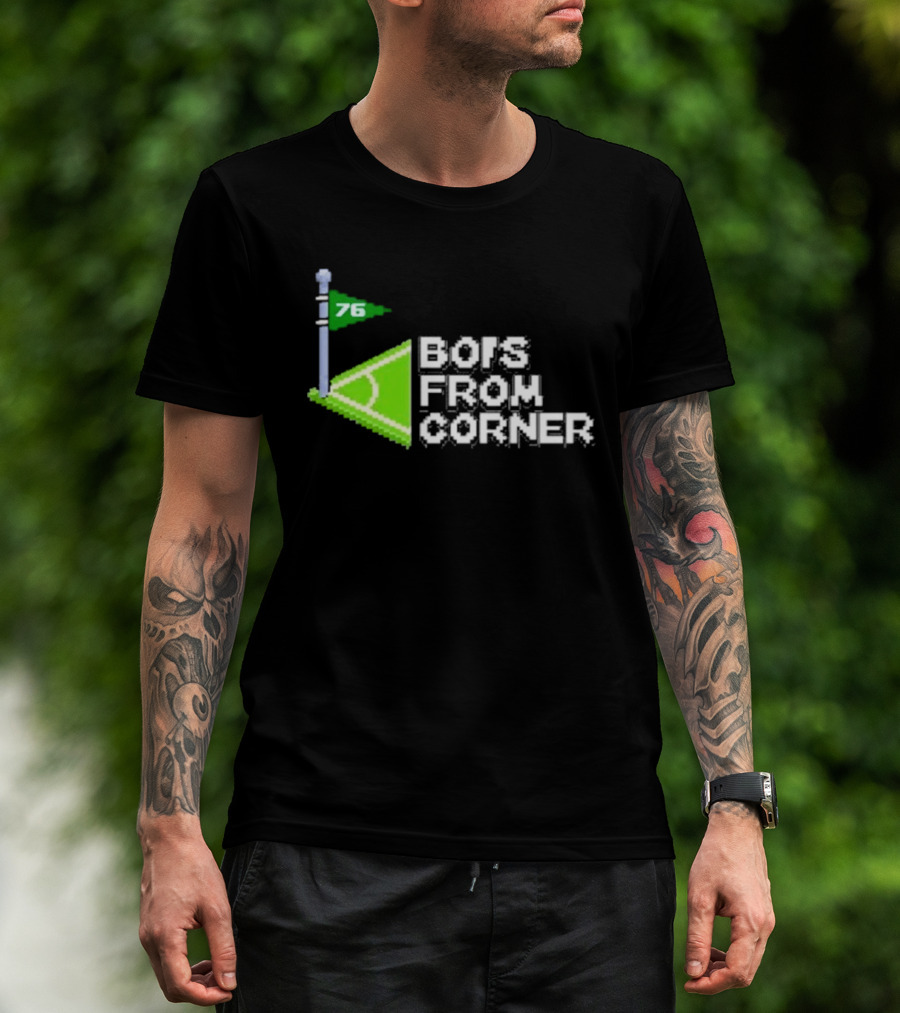 76 Bors From Corner Soccer Field T-Shirt