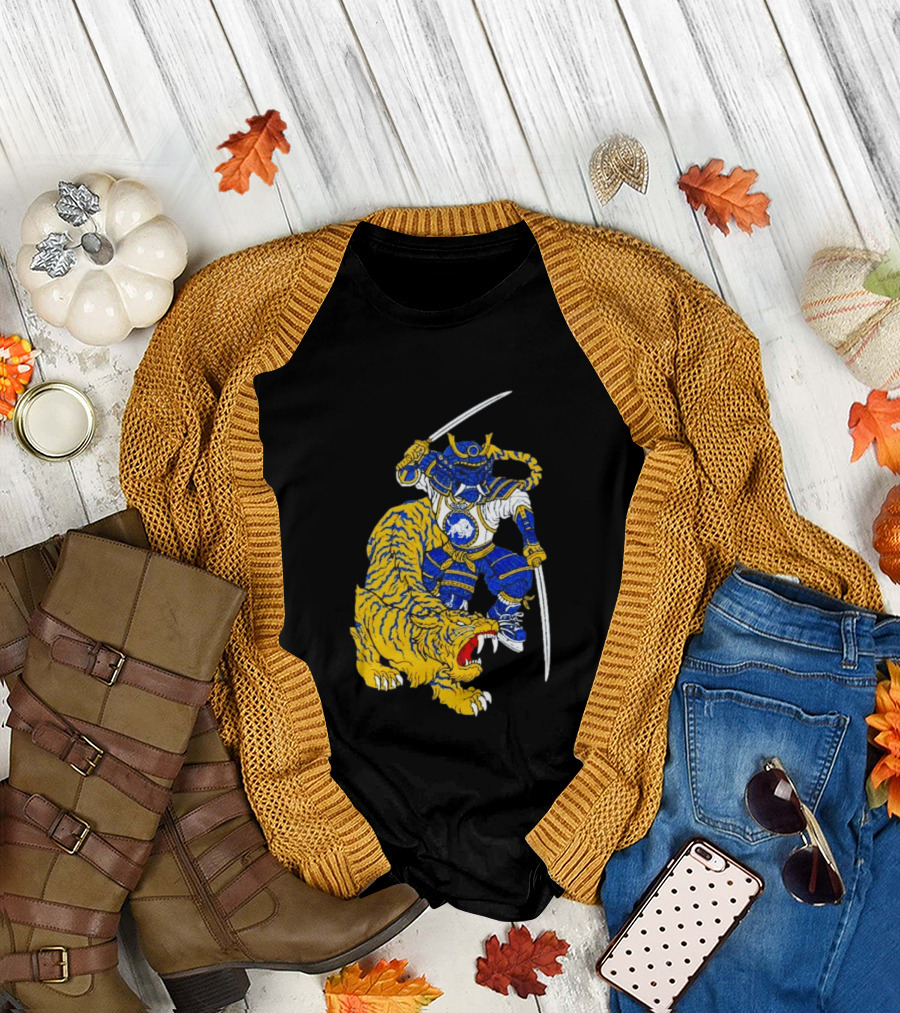Warpath Buffalo Sabres Samurai With Tiger T-Shirt