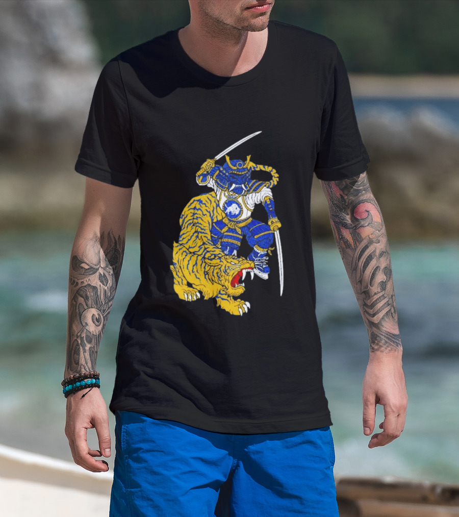Warpath Buffalo Sabres Samurai With Tiger T-Shirt