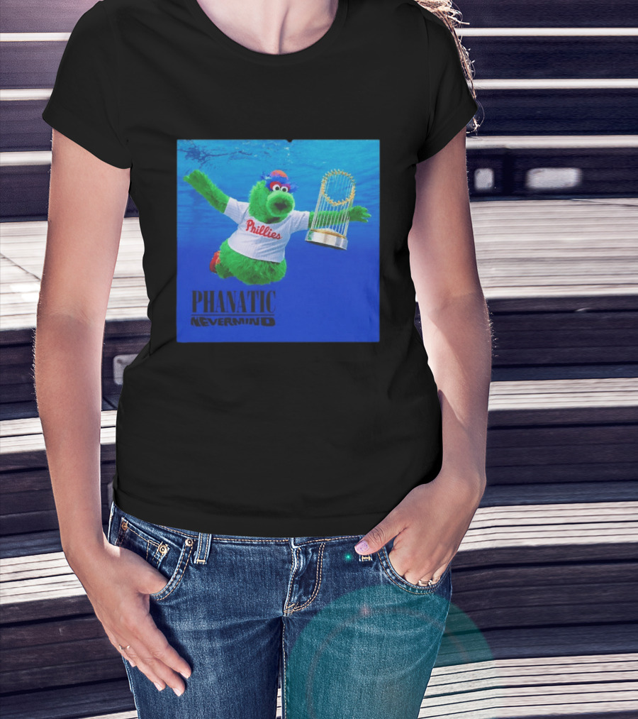 Phanatic Nevermind Phillies World Series Trophy T-Shirt