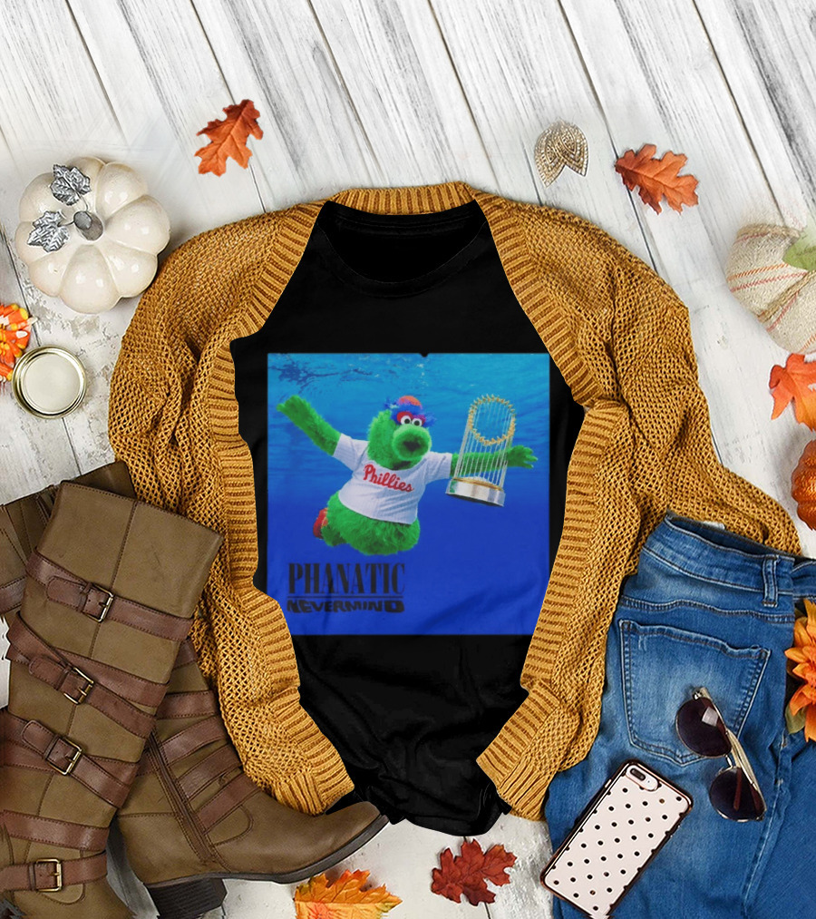 Phanatic Nevermind Phillies World Series Trophy T-Shirt