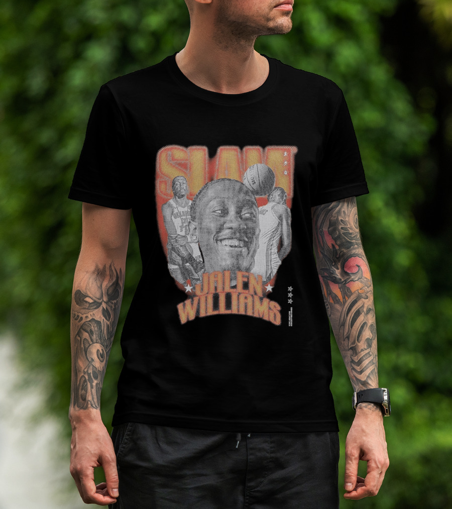 Slam Jalen Williams Oklahoma City Thunder Basketball Remix T-Shirt