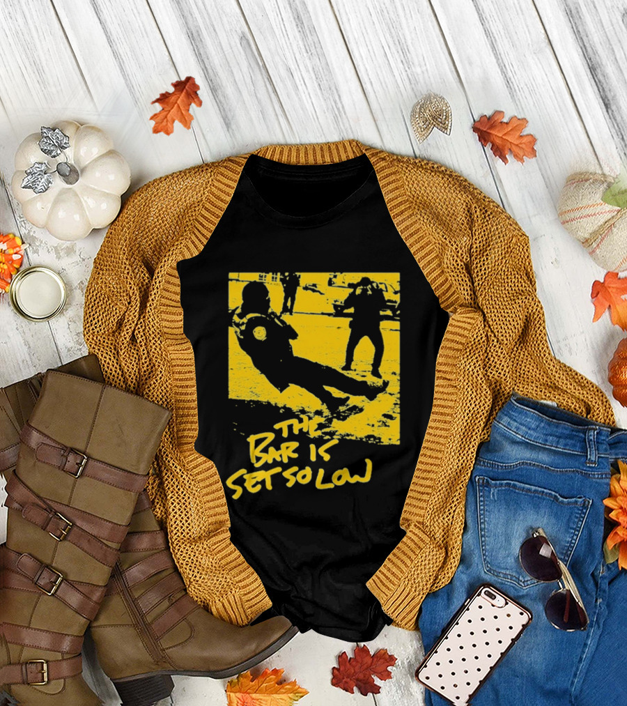 The Bar Is Set So Low Tug of War Yellow T-Shirt