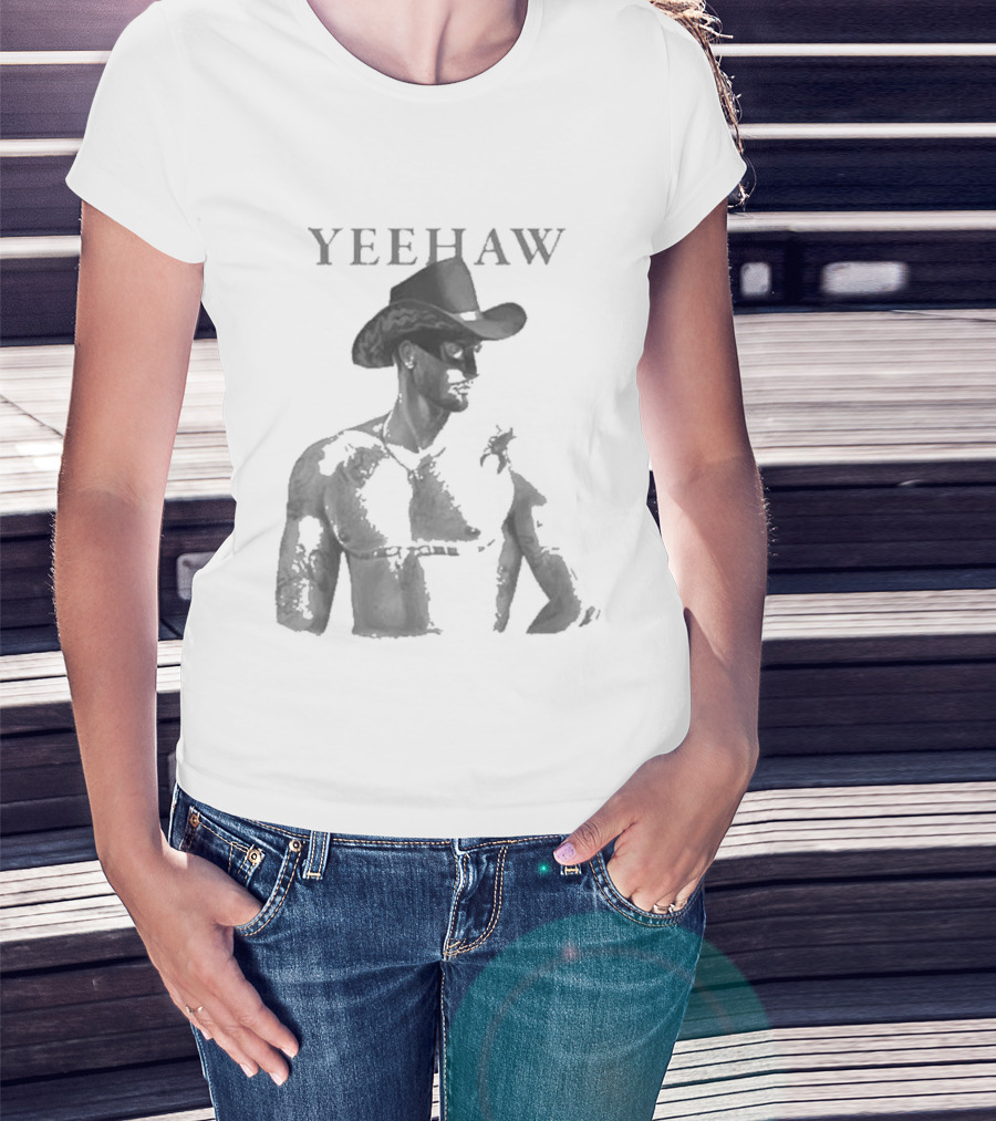 Yeehaw Orville Peck Pride 2024 Cowboy Hat T-Shirt
