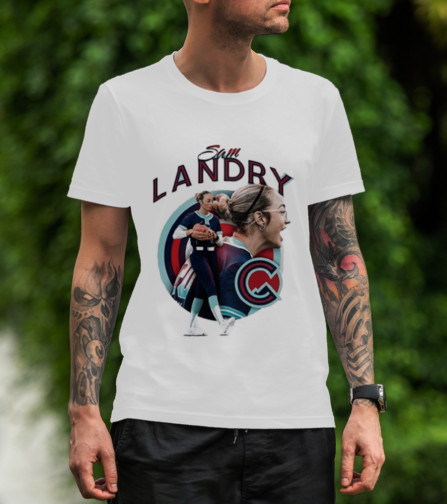 Sam Landry Cascade Baseball T-Shirt