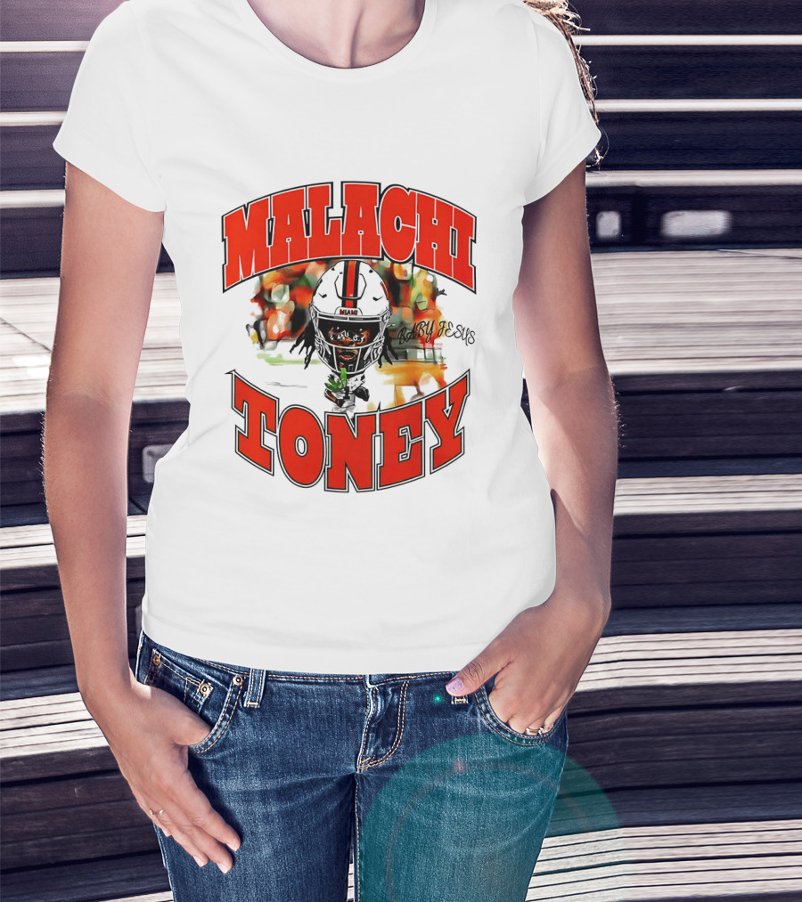 Malachi Toney Baby Jesus Miami Hurricanes T-Shirt