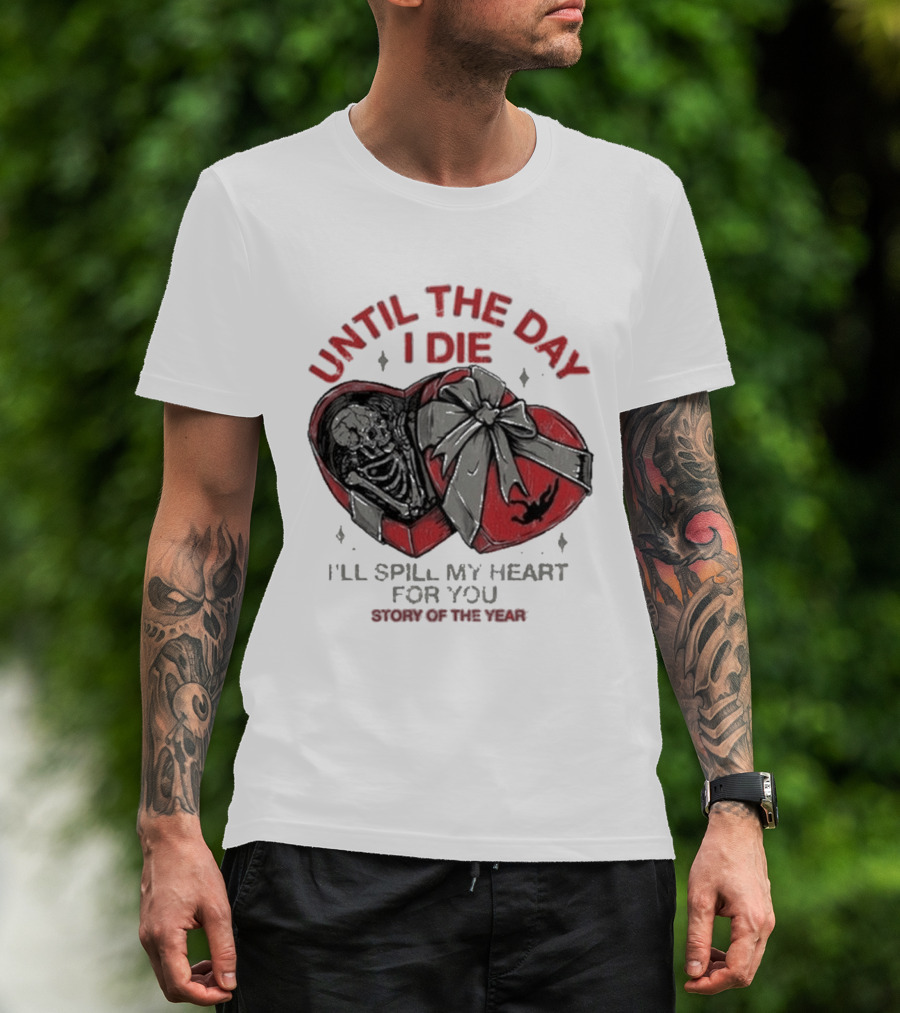 Story Of The Year Until The Day I Die Heart Box I'll Spill My Heart For You T-Shirt
