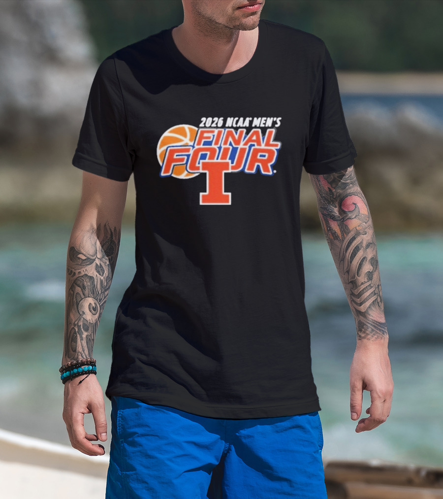 2026 NCAA Men's Final Four Illinois Fighting Illini T-Shirt
