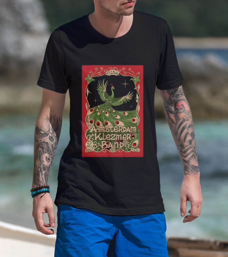 Amsterdam Klezmer Band April 2 2026 Vera Groningen NL Peafowl T-Shirt