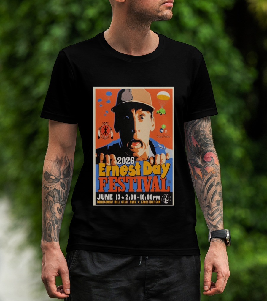 2026 Ernest Day Festival June 13 Montgomery Bell State Park Kamp Kikakee State Parks T-Shirt