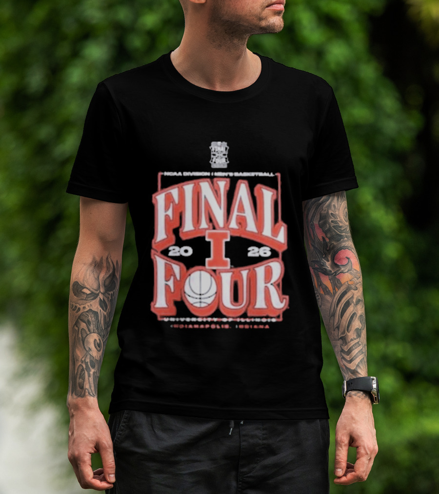 NCAA Division I Men's Basketball Final Four 2026 University Of Illinois Indianapolis Indiana T-Shirt