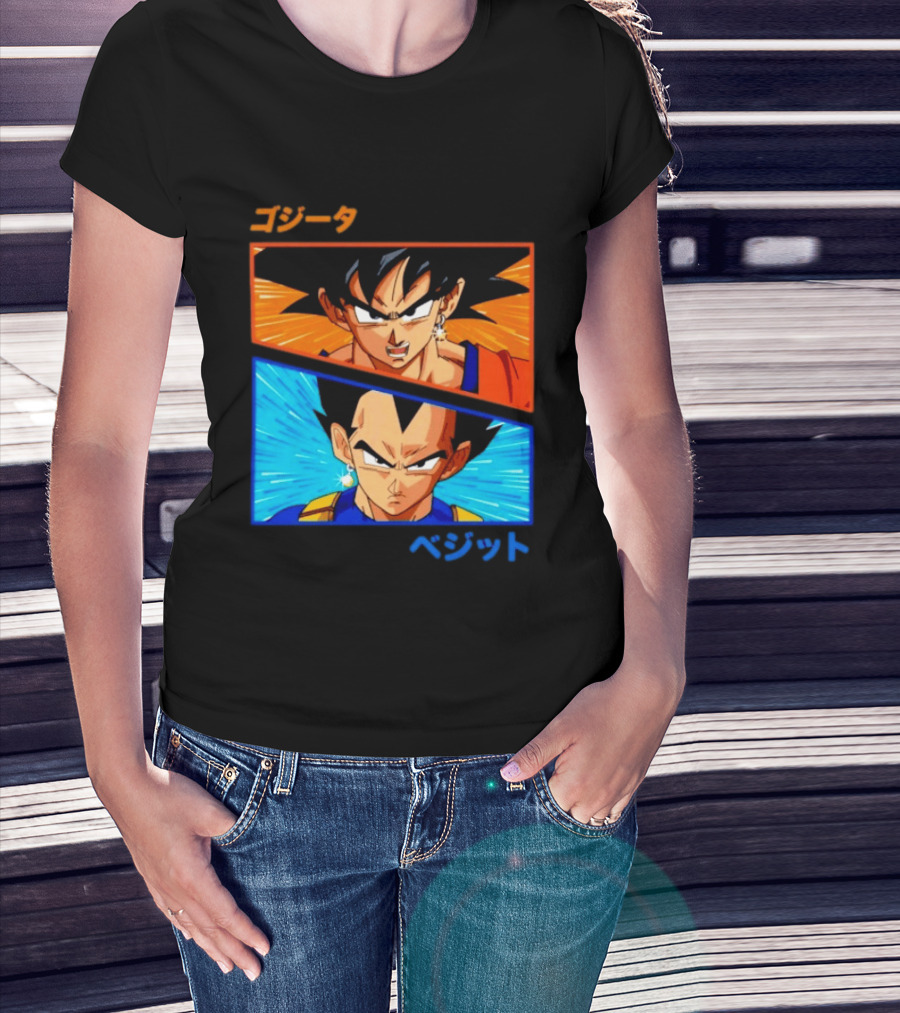 Gogeta Vegito Fusion Transformation Dragon Ball Z Super Saiyan Anime T-Shirt