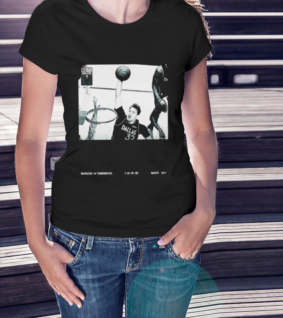 Cooper Flagg Dallas Mavericks No Howl Just Work Hoops Dunk T-Shirt
