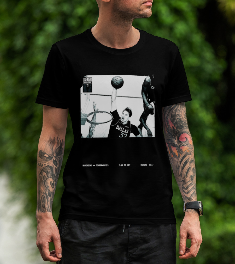 Cooper Flagg Dallas Mavericks No Howl Just Work Hoops Dunk T-Shirt