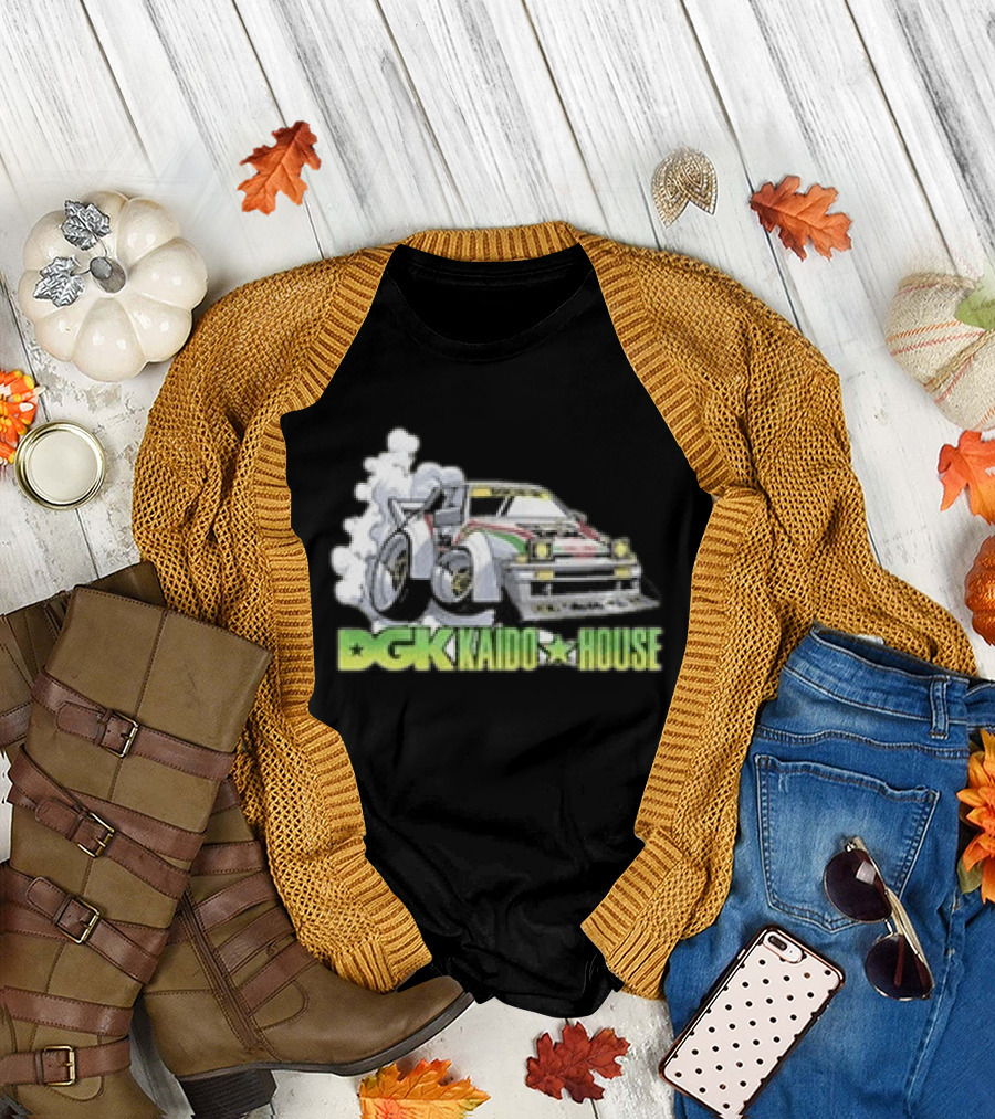 DGK Kaido House Street Spec Wide Open Racing Car Drift T-Shirt