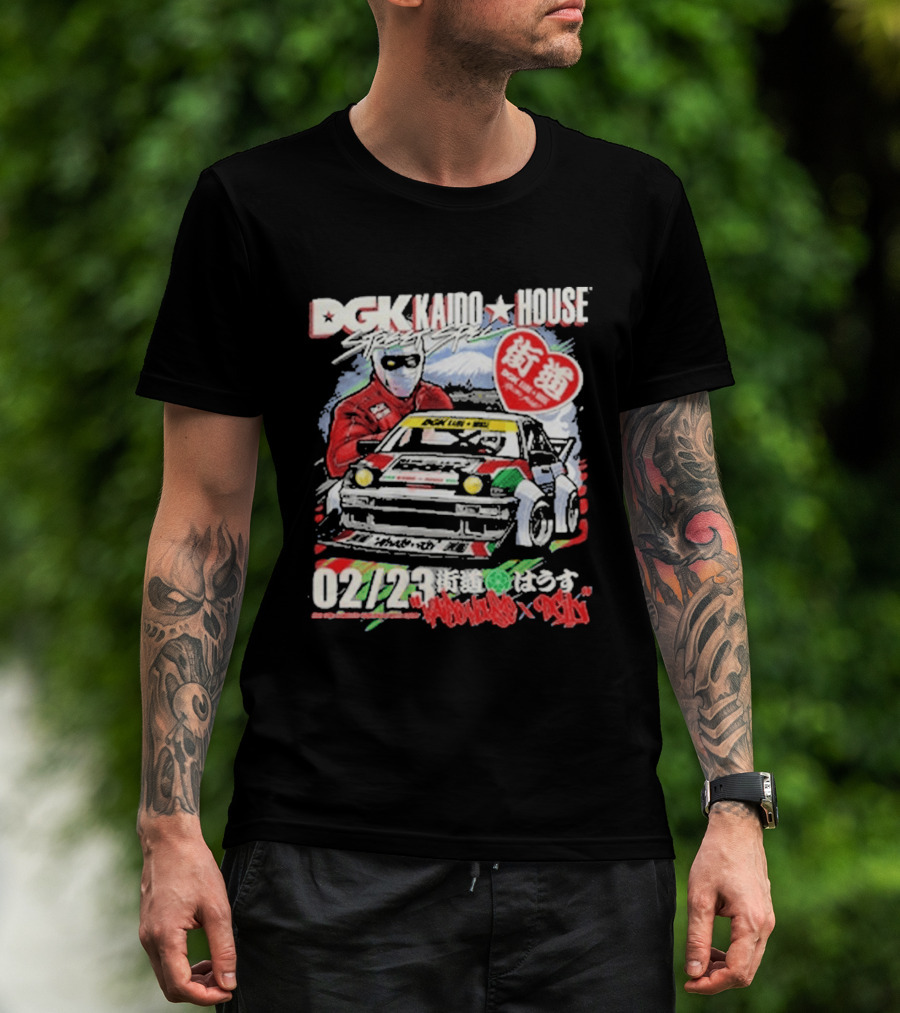 DGK Kaido House Raceway 02/23 Mountain Racer T-Shirt