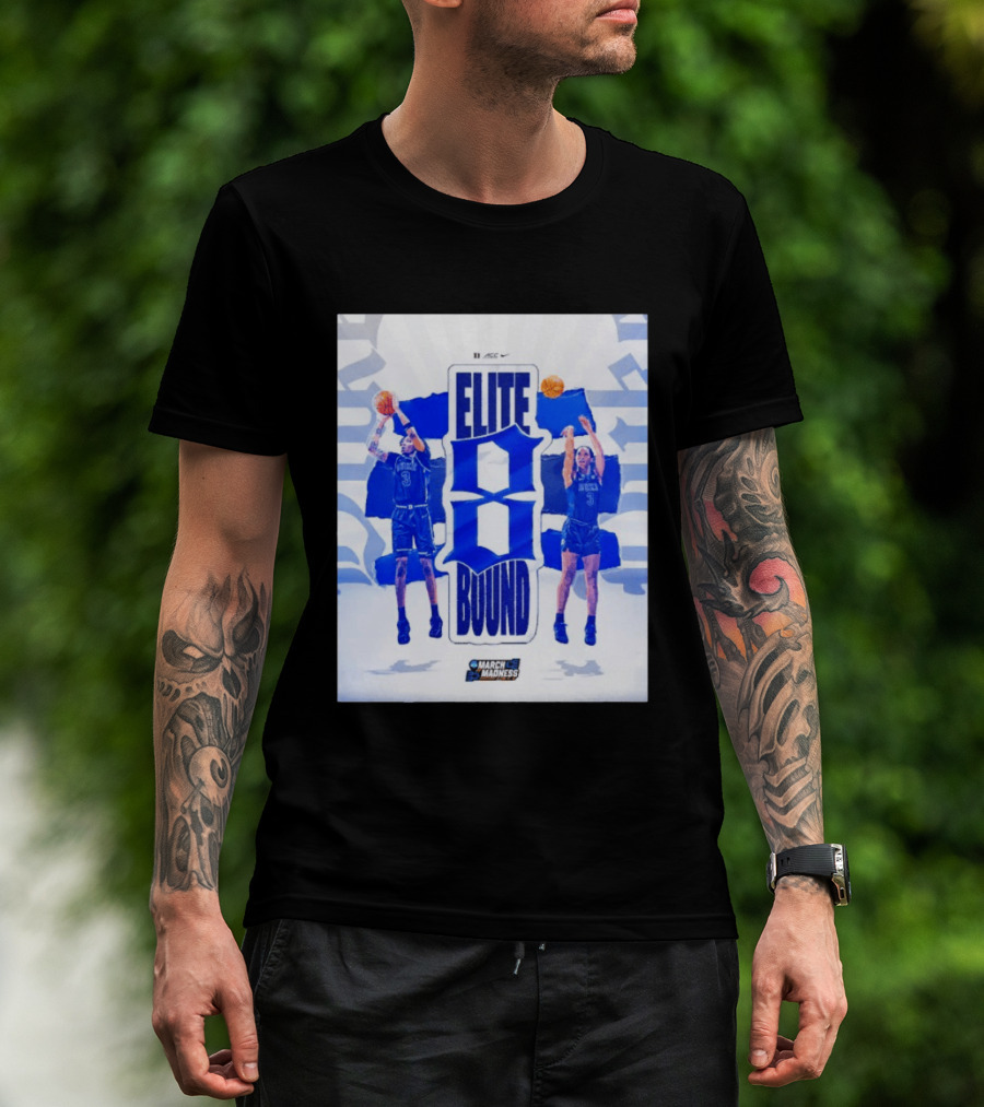 March Madness Duke Blue Devils 2026 Elite Eight Player NCAA Bound T-Shirt