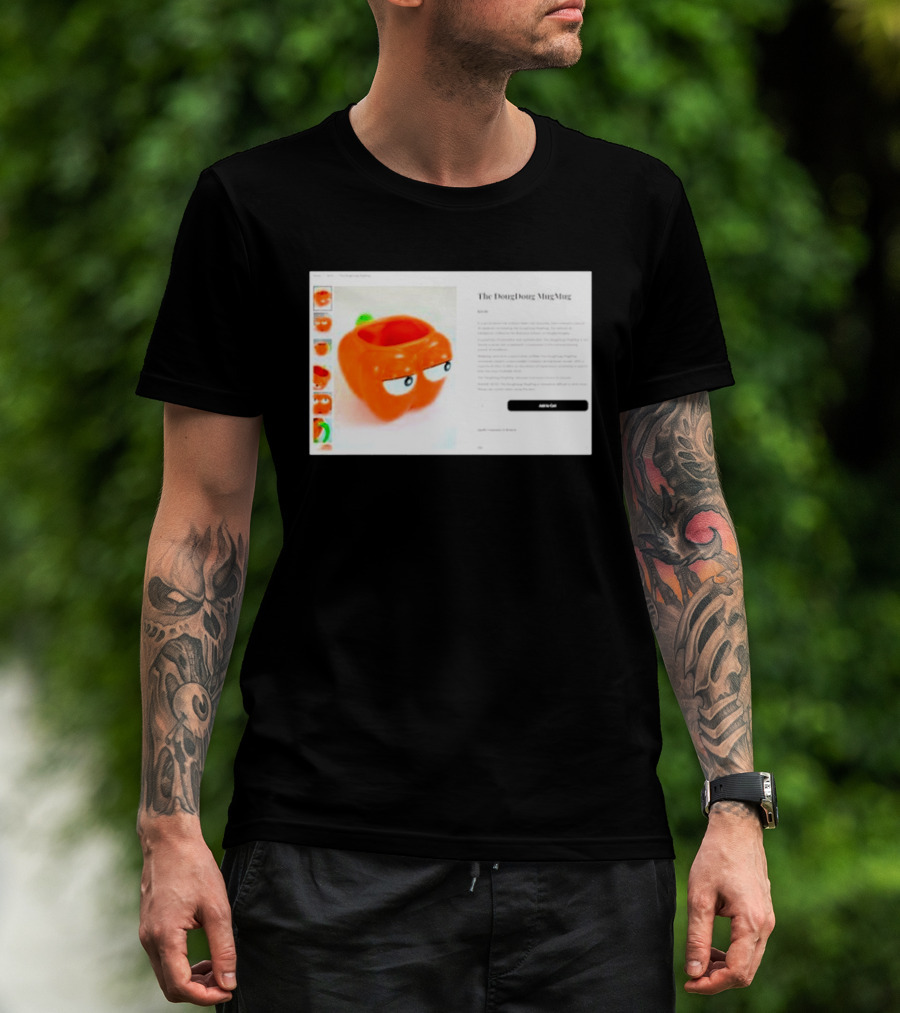 I Hate The Dougdoug Mugmug Orange Pumpkin Face T-Shirt