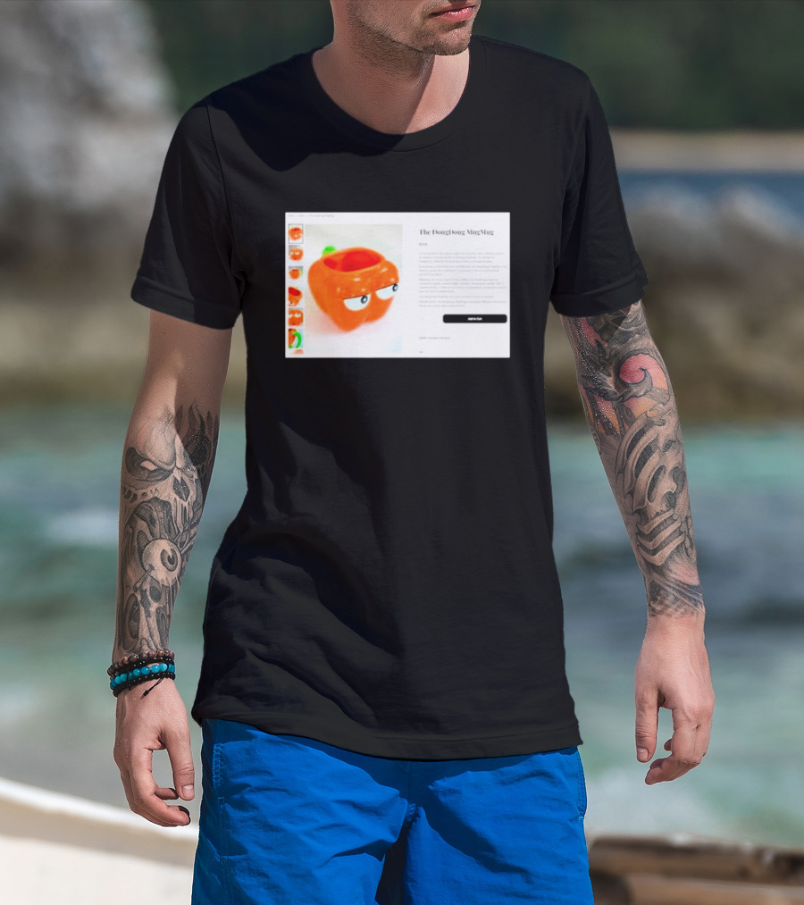 I Hate The Dougdoug Mugmug Orange Pumpkin Face T-Shirt