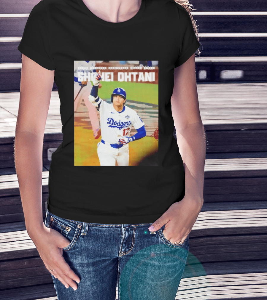 Edgar Martínez Designated Hitter Award Shohei Ohtani Los Angeles Dodgers T-Shirt