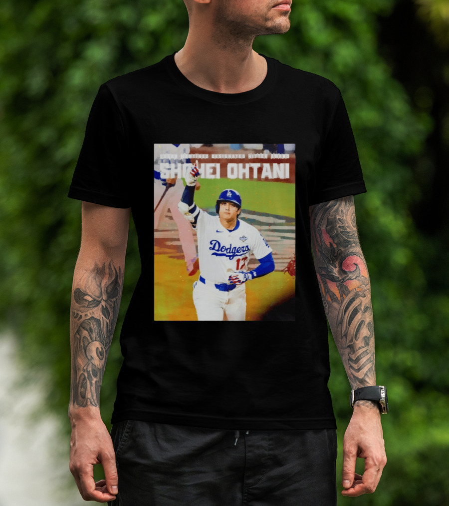 Edgar Martínez Designated Hitter Award Shohei Ohtani Los Angeles Dodgers T-Shirt
