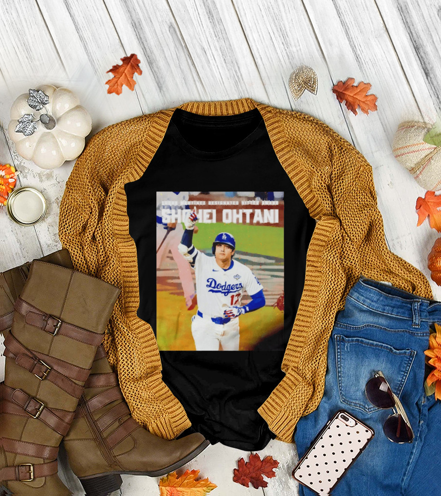 Edgar Martínez Designated Hitter Award Shohei Ohtani Los Angeles Dodgers T-Shirt
