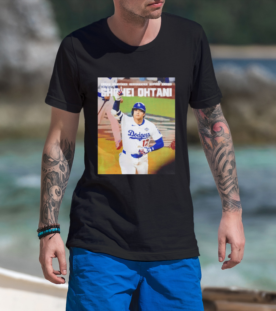 Edgar Martínez Designated Hitter Award Shohei Ohtani Los Angeles Dodgers T-Shirt