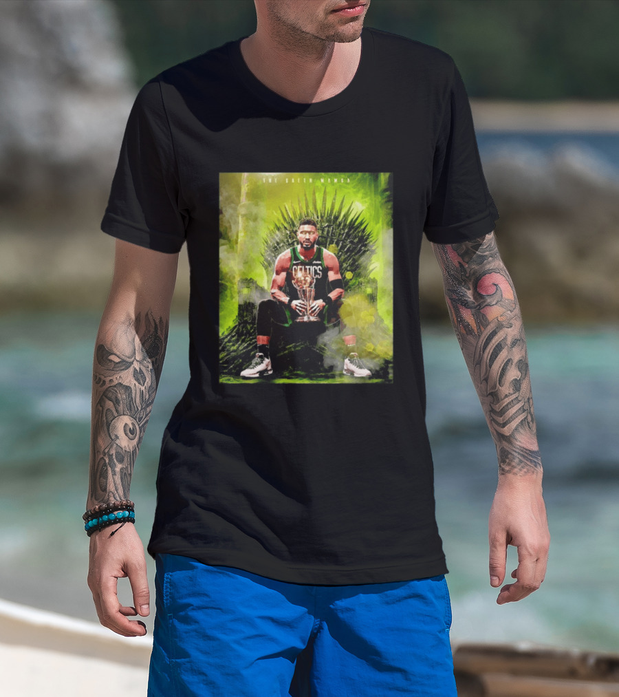 Jayson Tatum Boston Celtics The Green Mamba Iron Throne NBA Player T-Shirt