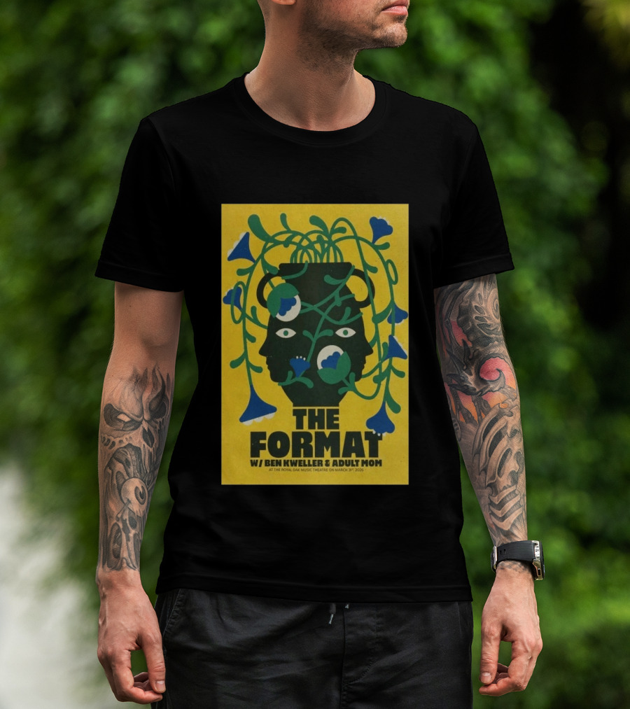 The Format Ben Kweller Adult Mom Royal Oak Music Theatre March 31 2026 Tour T-Shirt