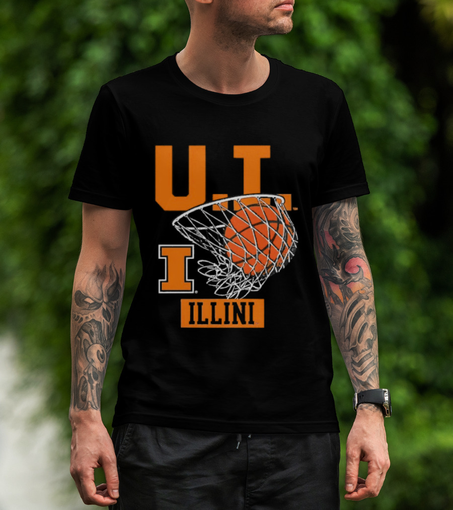 UT Illinois ILLINI Hoops Basketball Heritage T-Shirt
