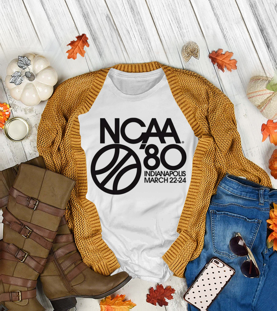 NCAA 1980 Indianapolis March 22 24 Final Four Basketball T-Shirt