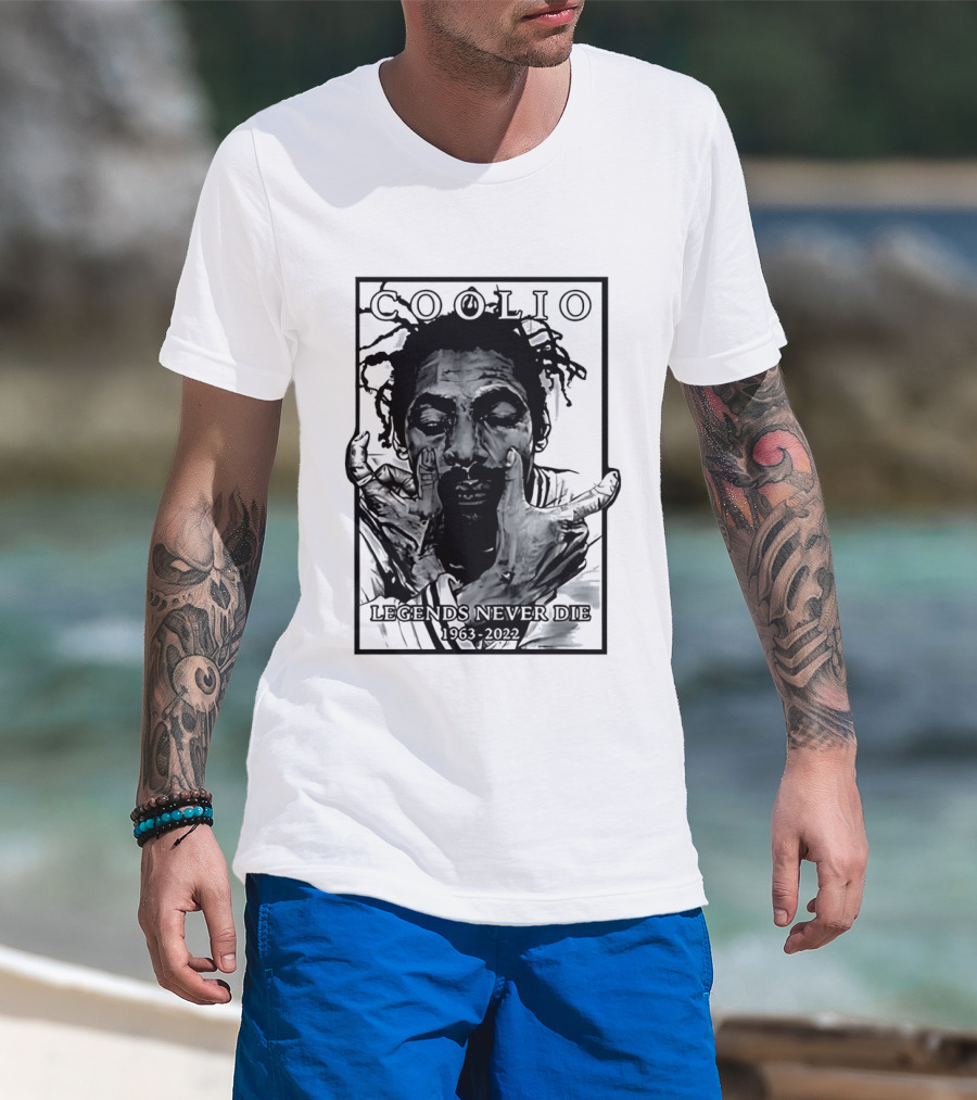 COOLIO Legends Never Die 1963 2022 T-Shirt