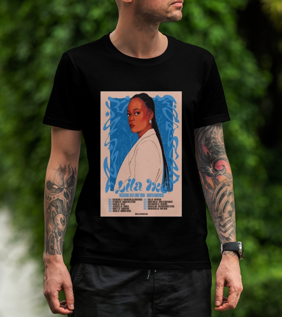 Lila Ike Treasure Self Love Tour North America 2026 T-Shirt