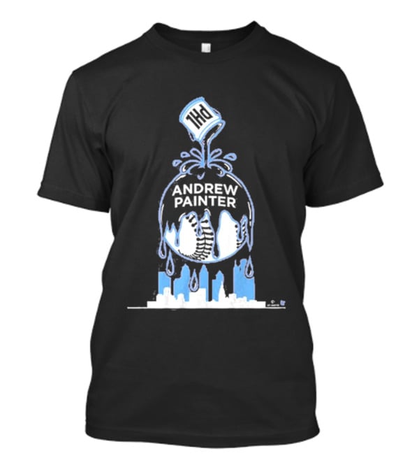 Andrew Painter PHL Paint The Town Phillies Skyline T-Shirt