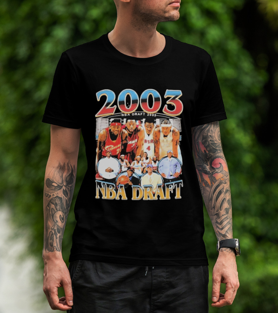 2003 NBA Draft James Anthony Bosh Wade T-Shirt