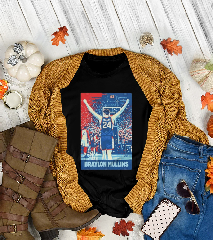 Braylon Mullins 0.3 Uconn Basketball Game Winning Moment T-Shirt