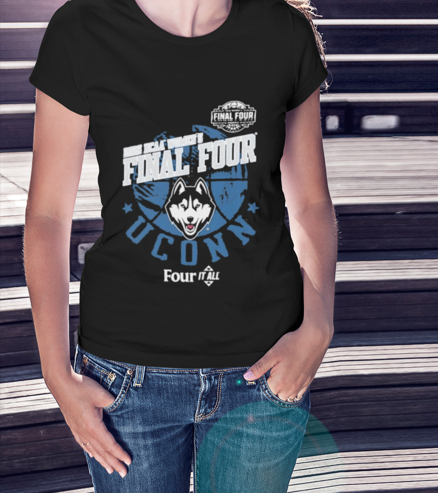 UConn Huskies 2026 NCAA Women's Final Four Four It All T-Shirt