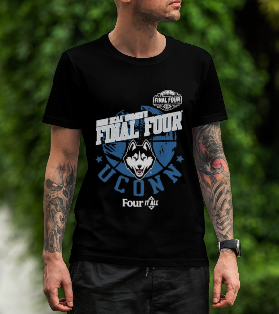 UConn Huskies 2026 NCAA Women's Final Four Four It All T-Shirt