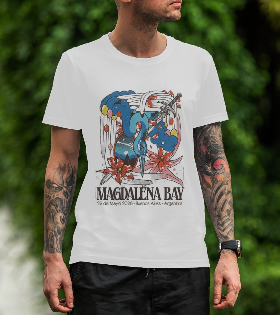 Magdalena Bay 22 De Mayo 2026 Buenos Aires Argentina Event T-Shirt