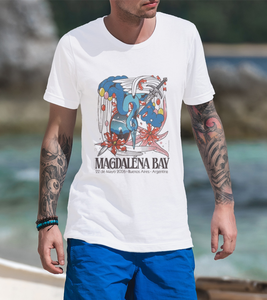 Magdalena Bay 22 De Mayo 2026 Buenos Aires Argentina Event T-Shirt