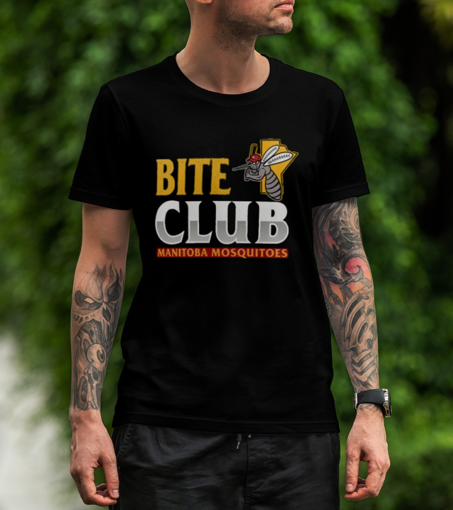 Bite Club Winnipeg Goldeyes Manitoba Mosquitoes 2026 T-Shirt