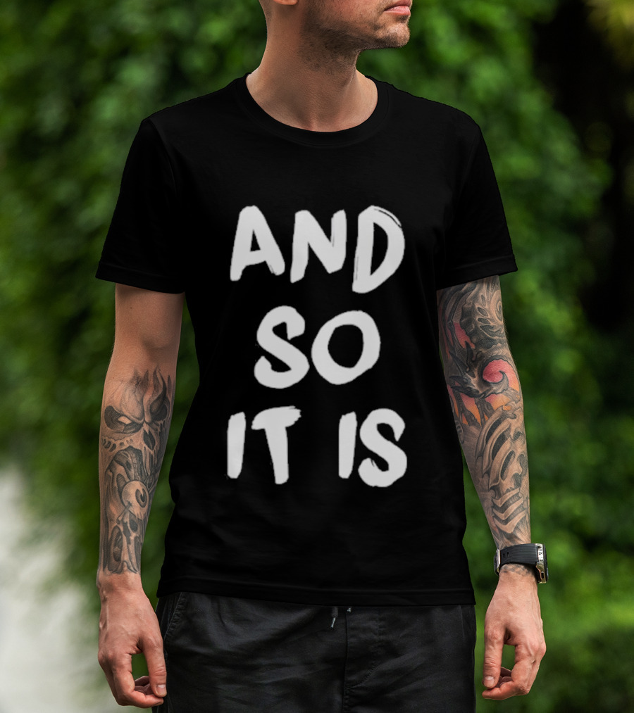 AND SO IT IS Angels Now Standard Shoulder T-Shirt