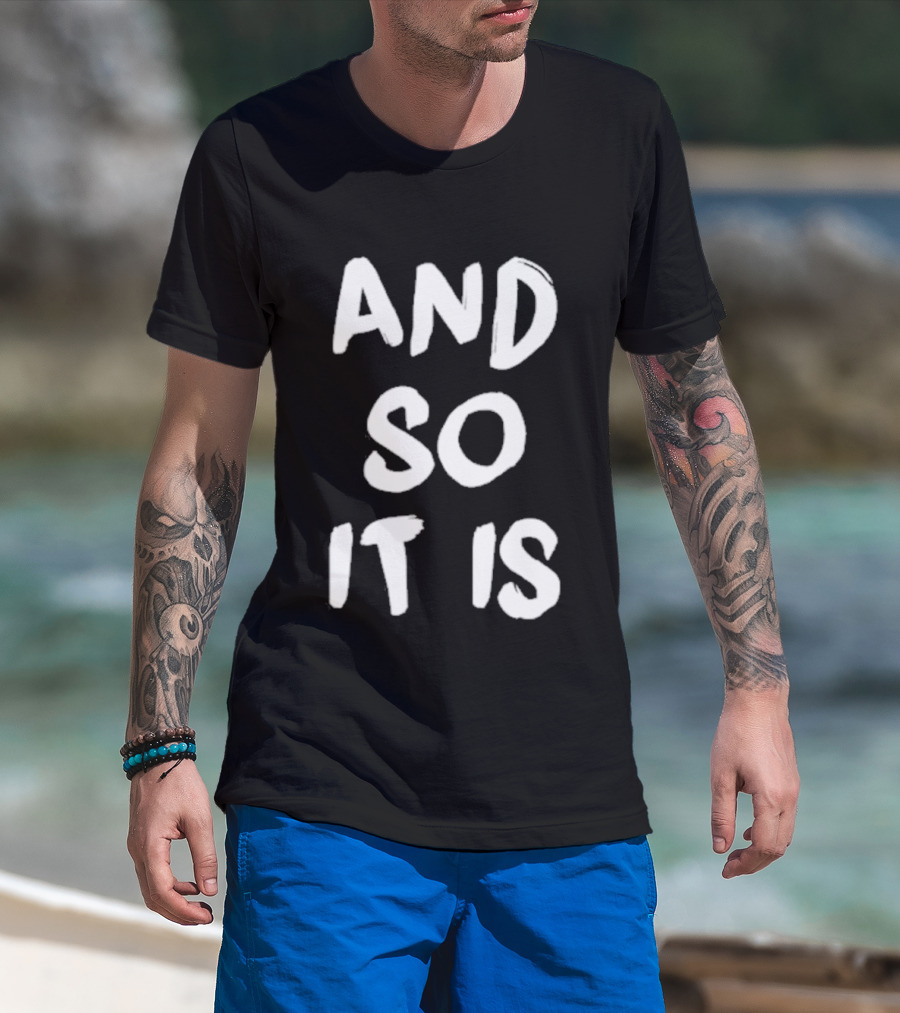 AND SO IT IS Angels Now Standard Shoulder T-Shirt