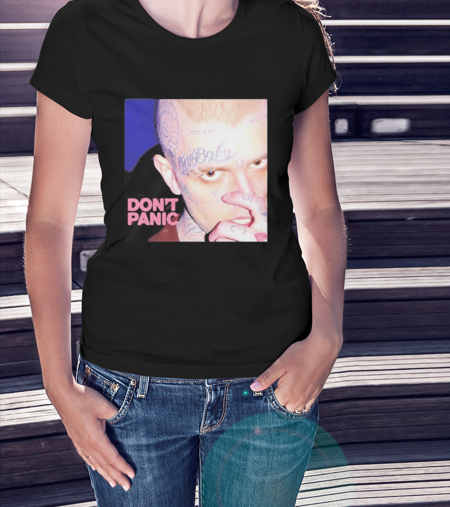 Lil Peep Don't Panic Single Cover Tattoo T-Shirt